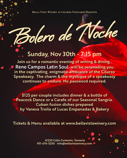 Bolero de Noche - 7:15PM
